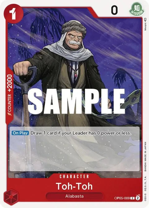 Toh-Toh OP05-009 One Piece card from Awakening of the New Era