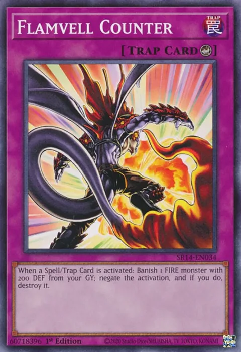 Flamvell Counter SR14-EN034 Yu-Gi-Oh card from Structure Deck: Fire Kings