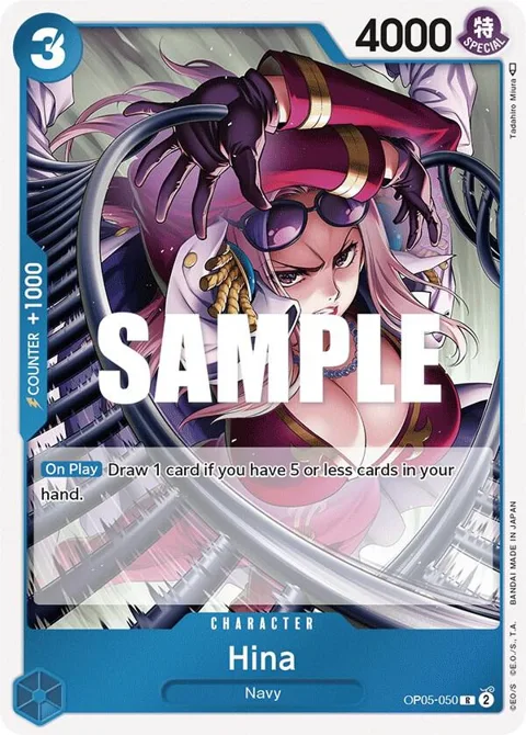 Hina OP05-050 One Piece card from Awakening of the New Era