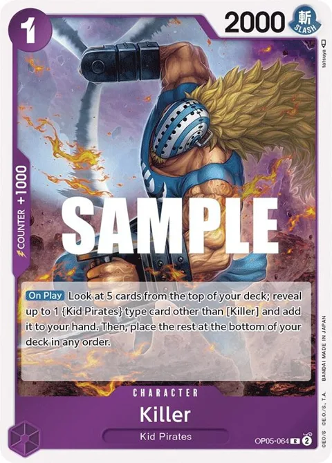 Killer OP05-064 One Piece card from Awakening of the New Era
