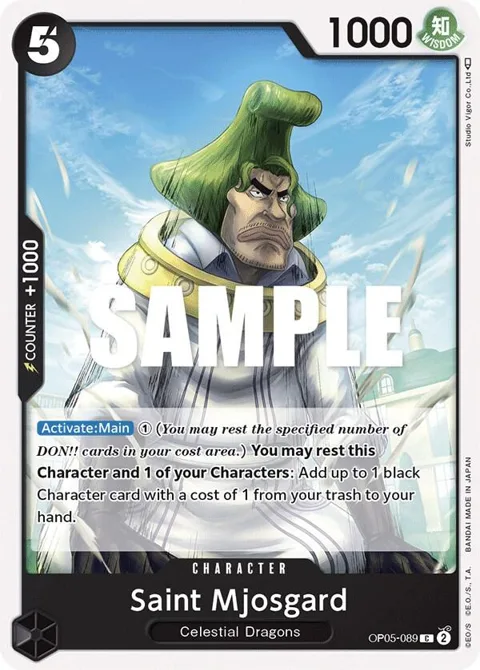 Saint Mjosgard OP05-089 One Piece card from Awakening of the New Era