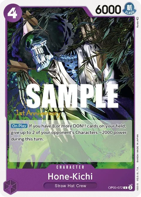 Hone-Kichi OP05-072 Tournament One Piece card from Awakening of the New Era: 1st Anniversary Tournament Cards