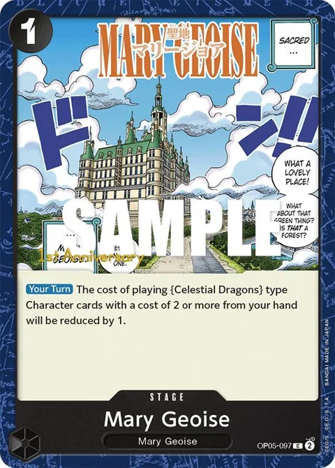 Mary Geoise OP05-097 Tournament One Piece card from Awakening of the New Era: 1st Anniversary Tournament Cards