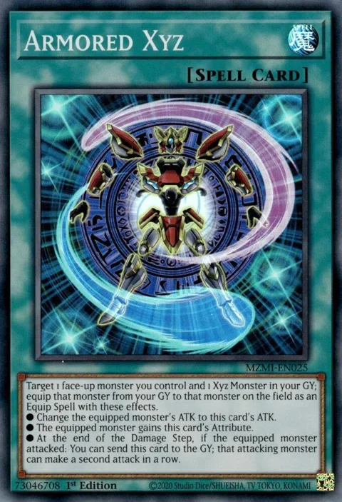 Armored Xyz MZMI-EN025 Yu-Gi-Oh card from Maze of Millennia