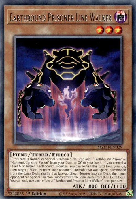 Earthbound Prisoner Line Walker MZMI-EN029 Yu-Gi-Oh card from Maze of Millennia