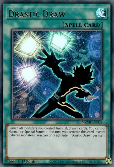 Drastic Draw MZMI-EN037 Yu-Gi-Oh card from Maze of Millennia