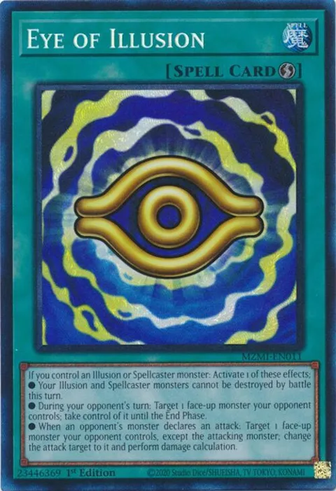 Eye of Illusion Collector's Rare MZMI-EN011 Yu-Gi-Oh card from Maze of Millennia