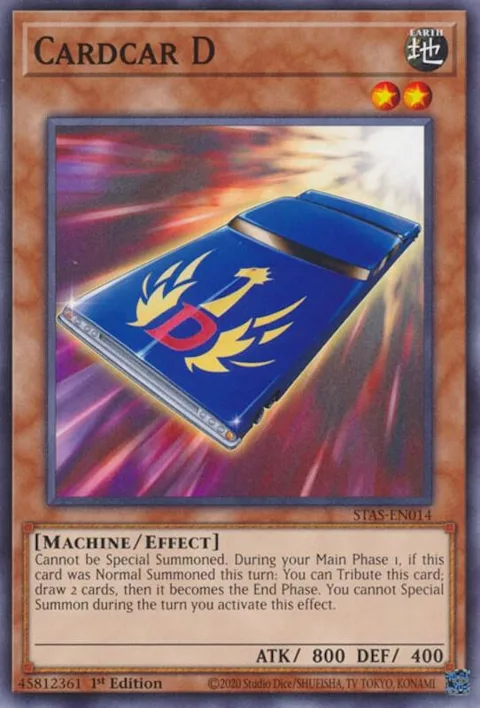 Cardcar D STAS-EN014 Yu-Gi-Oh card from 2-Player Starter Set