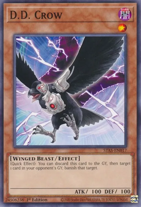 D.D. Crow STAS-EN017 Yu-Gi-Oh card from 2-Player Starter Set