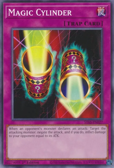 Magic Cylinder STAS-EN027 Yu-Gi-Oh card from 2-Player Starter Set