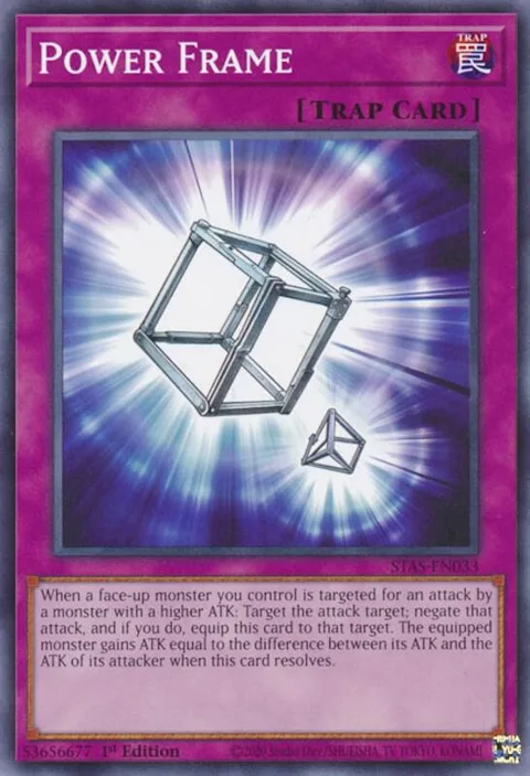 Power Frame STAS-EN033 Yu-Gi-Oh card from 2-Player Starter Set