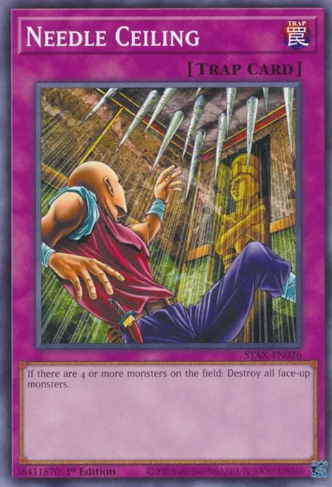 Needle Ceiling STAX-EN026 Yu-Gi-Oh card from 2-Player Starter Set