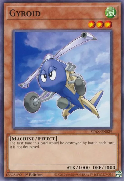 Gyroid STAX-EN029 Yu-Gi-Oh card from 2-Player Starter Set