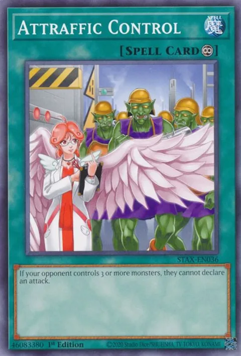 Attraffic Control STAX-EN036 Yu-Gi-Oh card from 2-Player Starter Set