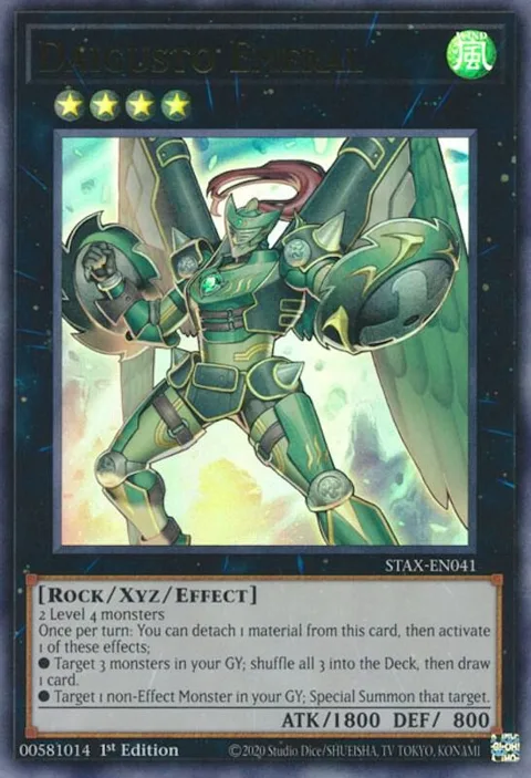 Daigusto Emeral STAX-EN041 Yu-Gi-Oh card from 2-Player Starter Set