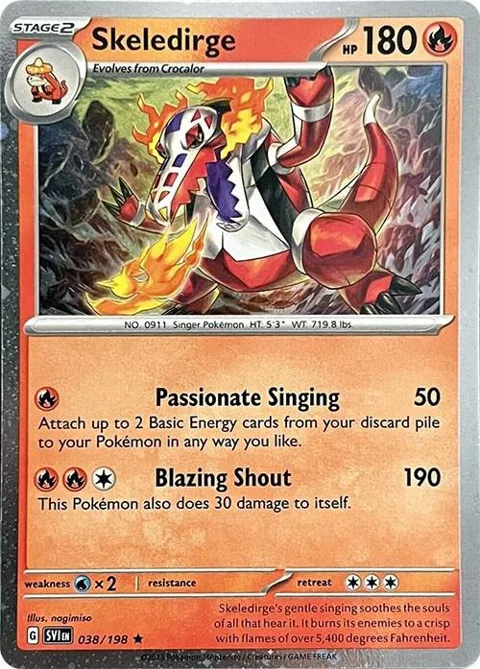 Skeledirge - 038/198 Cosmos Holo #038/198 Holofoil Pokémon card from Miscellaneous Cards & Products