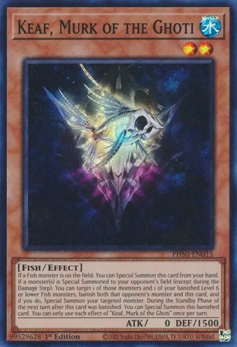 Keaf, Murk of the Ghoti PHNI-EN015 Yu-Gi-Oh card from Phantom Nightmare