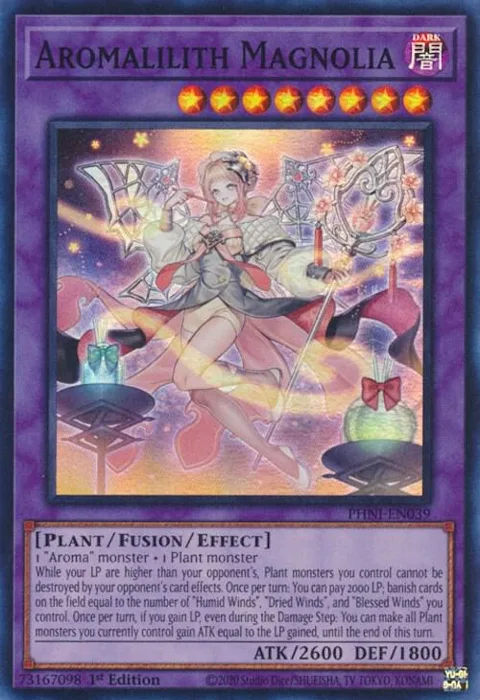 Aromalilith Magnolia PHNI-EN039 Yu-Gi-Oh card from Phantom Nightmare