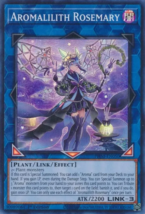 Aromalilith Rosemary PHNI-EN050 Yu-Gi-Oh card from Phantom Nightmare