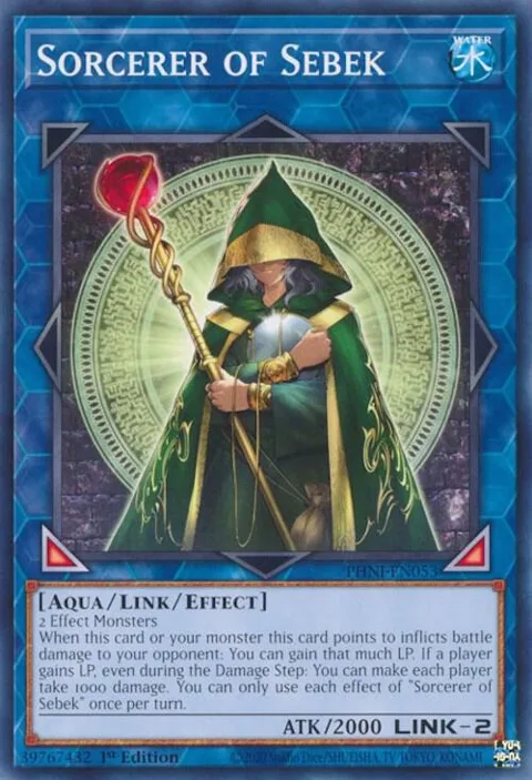 Sorcerer of Sebek PHNI-EN053 Yu-Gi-Oh card from Phantom Nightmare