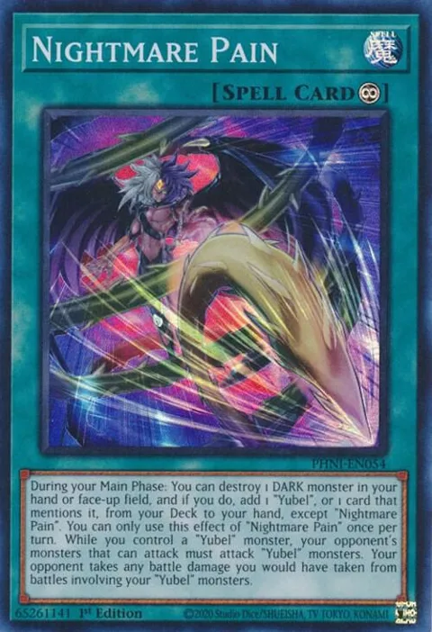 Nightmare Pain PHNI-EN054 Yu-Gi-Oh card from Phantom Nightmare