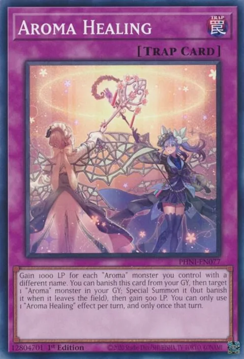 Aroma Healing PHNI-EN077 Yu-Gi-Oh card from Phantom Nightmare