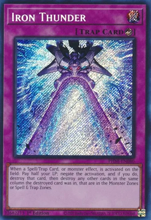 Iron Thunder PHNI-EN080 Yu-Gi-Oh card from Phantom Nightmare
