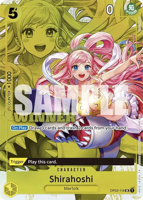 Shirahoshi Winner Pack Vol. 6 OP03-116 One Piece card from One Piece Promotion Cards