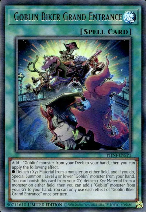 Goblin Biker Grand Entrance PHNI-ENSP1 Yu-Gi-Oh card from Phantom Nightmare