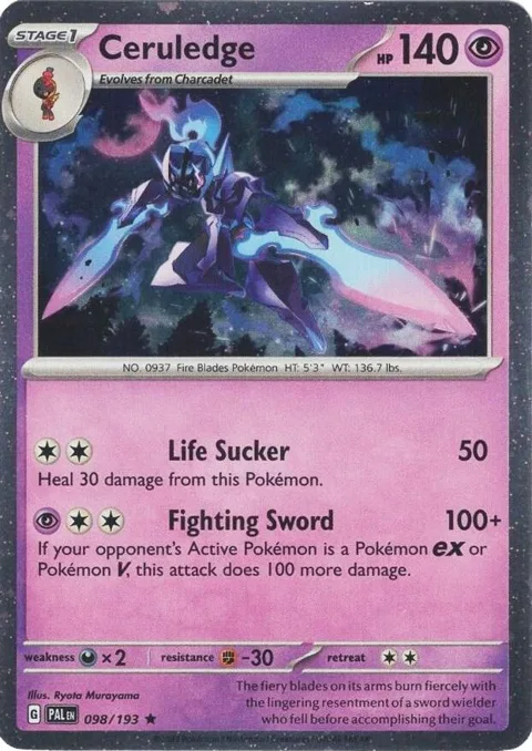 Ceruledge - 098/193 Cosmos Holo #098/193 Holofoil Pokémon card from Miscellaneous Cards & Products