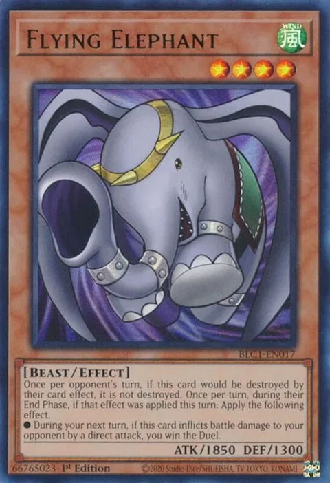 Flying Elephant BLC1-EN017 Yu-Gi-Oh card from Battles of Legend: Chapter 1