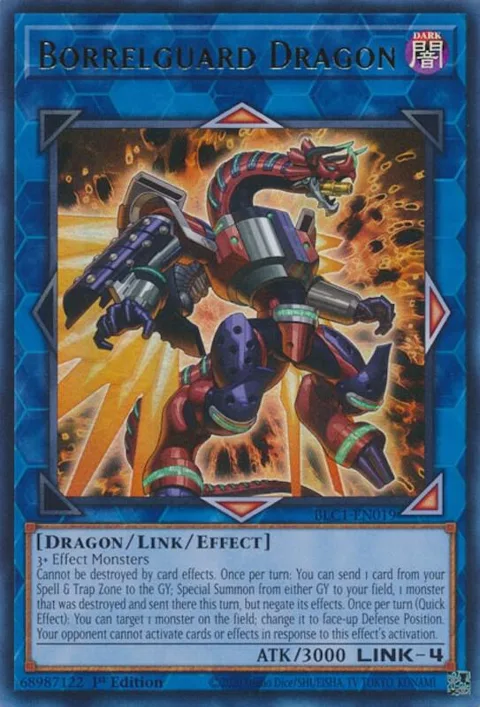 Borrelguard Dragon BLC1-EN019 Yu-Gi-Oh card from Battles of Legend: Chapter 1