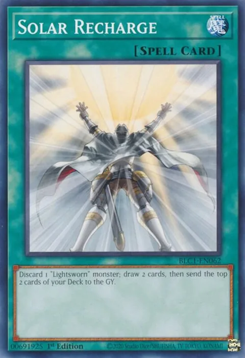 Solar Recharge BLC1-EN062 Yu-Gi-Oh card from Battles of Legend: Chapter 1
