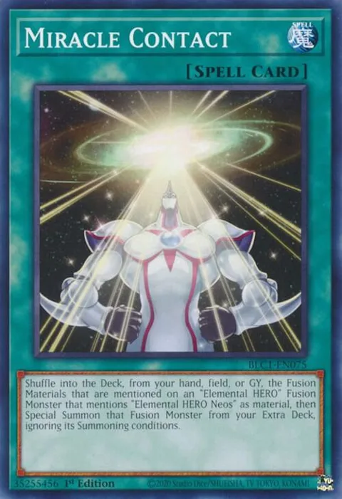 Miracle Contact BLC1-EN075 Yu-Gi-Oh card from Battles of Legend: Chapter 1