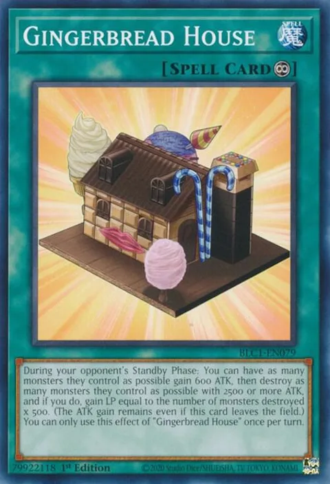 Gingerbread House BLC1-EN079 Yu-Gi-Oh card from Battles of Legend: Chapter 1