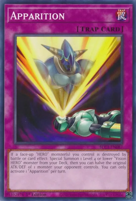 Apparition BLC1-EN087 Yu-Gi-Oh card from Battles of Legend: Chapter 1