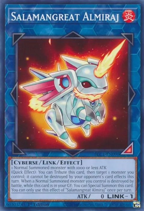 Salamangreat Almiraj BLC1-EN096 Yu-Gi-Oh card from Battles of Legend: Chapter 1