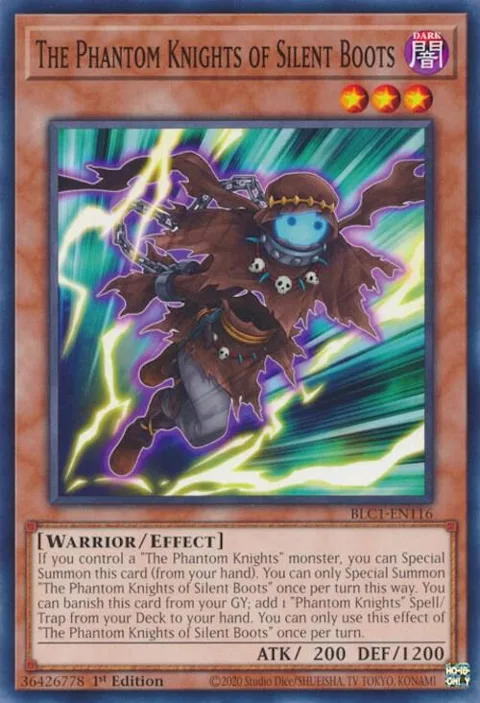 The Phantom Knights of Silent Boots BLC1-EN116 Yu-Gi-Oh card from Battles of Legend: Chapter 1