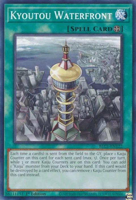 Kyoutou Waterfront BLC1-EN122 Yu-Gi-Oh card from Battles of Legend: Chapter 1