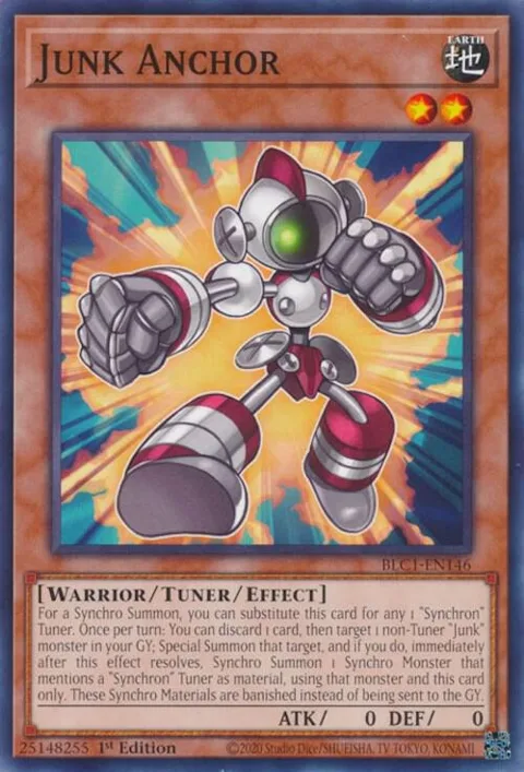Junk Anchor BLC1-EN146 Yu-Gi-Oh card from Battles of Legend: Chapter 1