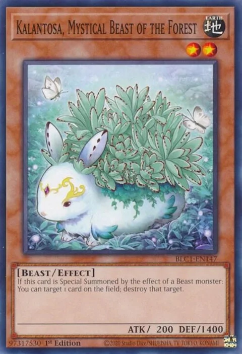 Kalantosa, Mystical Beast of the Forest BLC1-EN147 Yu-Gi-Oh card from Battles of Legend: Chapter 1