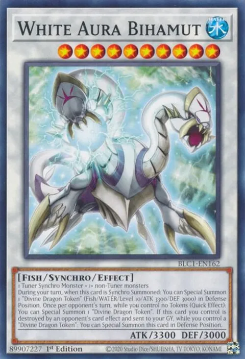 White Aura Bihamut BLC1-EN162 Yu-Gi-Oh card from Battles of Legend: Chapter 1