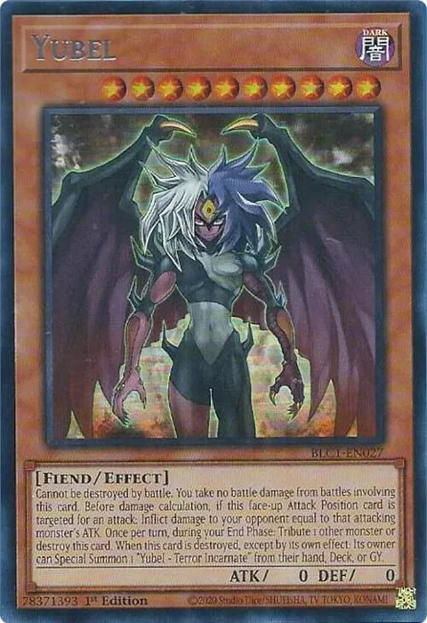 Yubel Silver BLC1-EN027 Yu-Gi-Oh card from Battles of Legend: Chapter 1