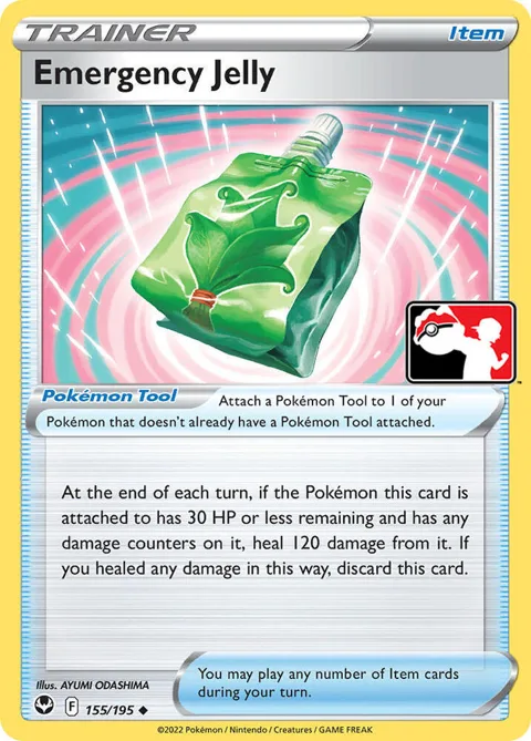 Emergency Jelly #155/195 Pokémon card from Prize Pack Series Cards