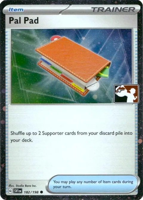 Pal Pad - 182/198 Cosmos Holo #182/198 Holofoil Pokémon card from Prize Pack Series Cards