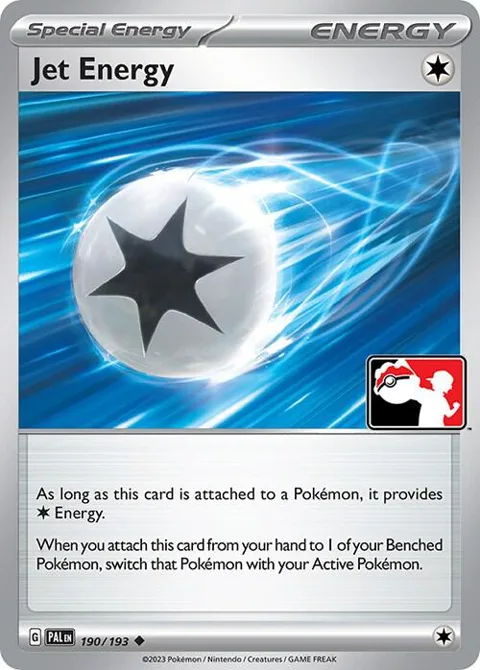 Jet Energy #190/193 Pokémon card from Prize Pack Series Cards