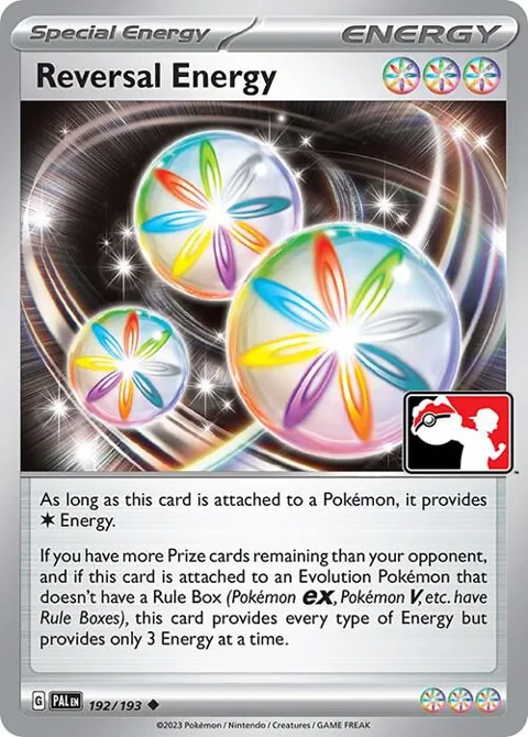 Reversal Energy #192/193 Pokémon card from Prize Pack Series Cards