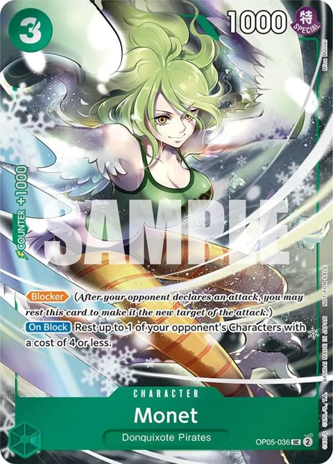 Monet Event Pack Vol. 3 OP05-036 One Piece card from One Piece Promotion Cards