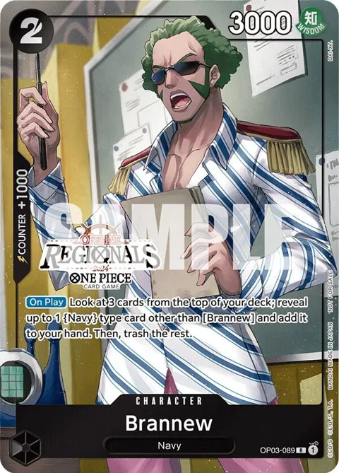 Brannew Offline Regional 2024 [Participant] OP03-089 One Piece card from One Piece Promotion Cards