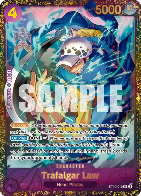 Trafalgar Law ST10-010 Promo One Piece card from One Piece Promotion Cards
